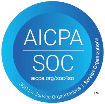 AICPA SOC Service Organisations Logo for SOC 2 compliance
